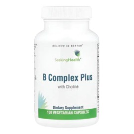 Suplemento Complejo B Plus Vegano Sin Gluten 100 Cápsulas                                                                                             