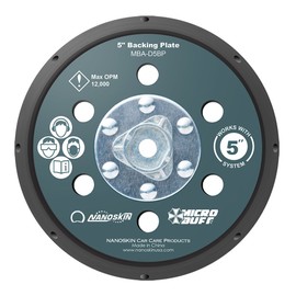 Nanoskin 5" Backing Plate for Long-Throw Random Orbital Polisher [MBA-D5BP]
