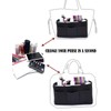 Felt Handbag Organizer,Insert purse organizer 8001 Black M