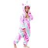 Piefry Soft Unicorn Sleepsuit Romper Unicorn Sleepsuit for Girls, Pink/Purple