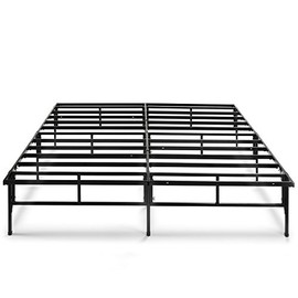 ZINUS SmartBase Compack Mattress Foundation / 14 Inch Metal Bed Frame / No Box Spring Needed / Sturdy Steel Slat Support, California King