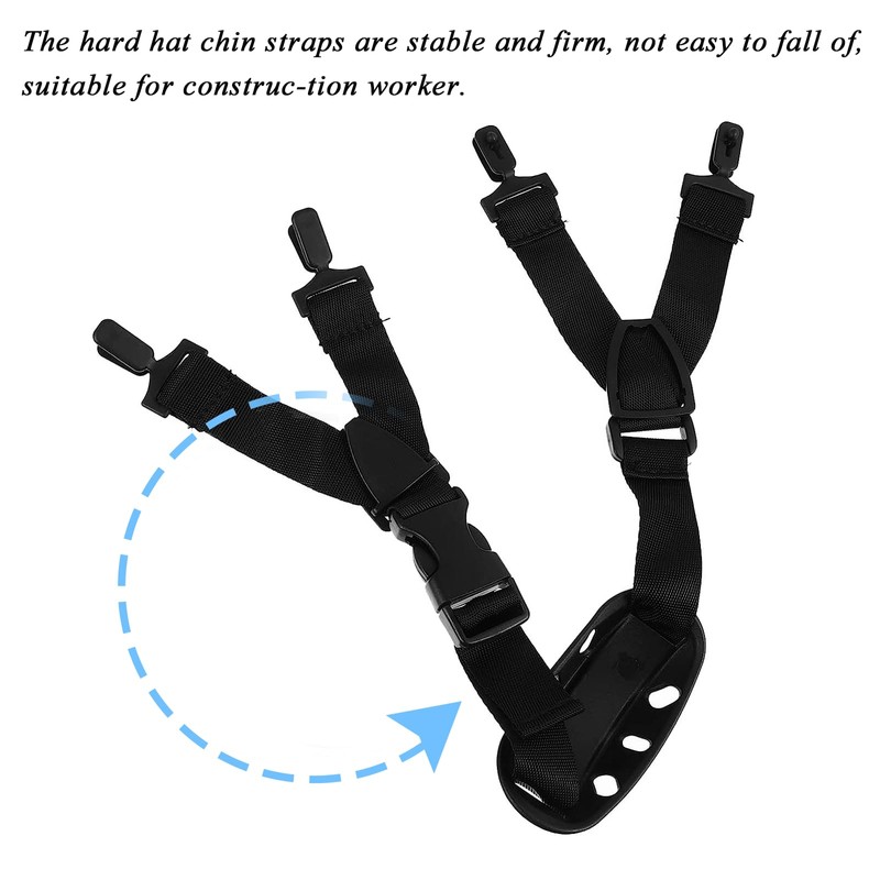 2Pcs Universal Hard Hat Chin Strap Safety Construction Elastic Strap