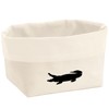 Huuraa Organizer Krokodile Silhouette Geschenk 3 Liter Medium Canvas Baumwolle
