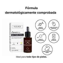 LULLAGE, Bio 10 Forte, Dropper, Suero Despigmentante Intensivo en Gotero, para Todo Tipo de Piel, Anti-manchas Facial, con Vitamina C, 30 ml