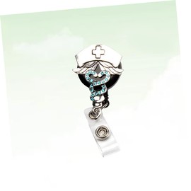 Operitacx 3pcs Id Sleeve Buckle Telescopic Buckle Badge Reel Easy Pull Buckle