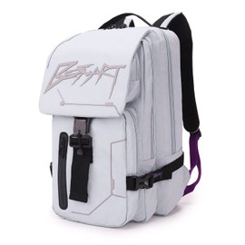 BESMART Hiking Outdoor Travel Backpack with Design, Water-Resistant Laptop Daypack Book Bag with Multi-Layer for Men & Woman (Light Grayish Blue)