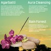 Satya Nag Champa Agarbatti, Aura Cleansing and Rain Forest Incense