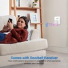 SwagBuzz Wireless 1080p Wi-Fi Video Doorbell Camera with Night Vision,