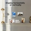 AITEE 4x6 Acrylic Postcard Frames 3 Pack: 20% Thicker Block,