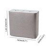 150L Laundry Hamper with Lid,Large Portable 2 Dividers Dirty Clothes