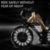 Abnaok Spoke Reflectors 36 Pieces, 360° Visibility Spoke Reflectors Set,