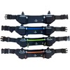 Adjustable Running Belt with Zip Pocket, 2 Water Bottles, 2