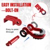 GSTP Front Demon Tow Hook Bracket with D Ring Shackle