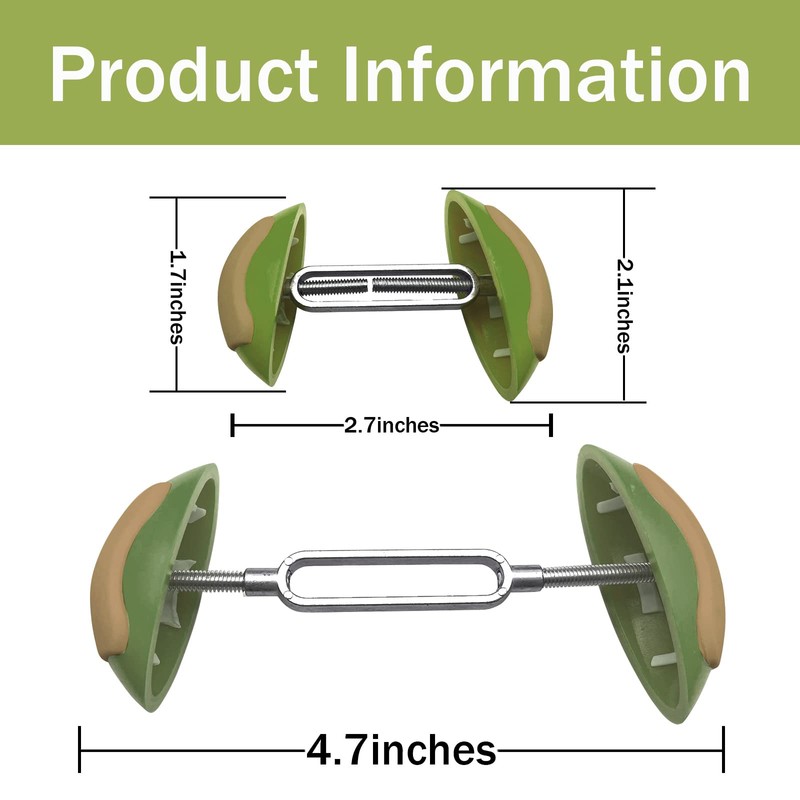 kupnos 1 Pair Mini Shoe Stretchers Women Wide Feet, Non-Slip