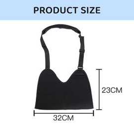 Adjustable Mesh Arm Sling with Soft Shoulder Cushion – Lightweight & Breathable Shoulder Immobilizer for Rotator Cuff, Fractures, Elbow & Arm Injuries – Fits Left or Right Arm, Unisex, One Size