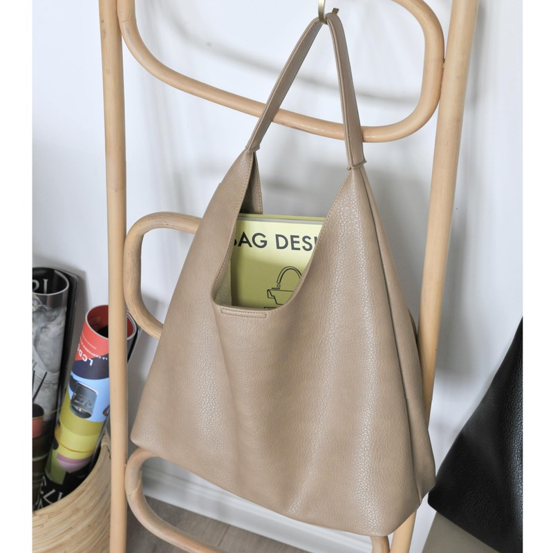 Hobo Bags for Women Soft Vegan Leather Shoulder Handbag Slouchy