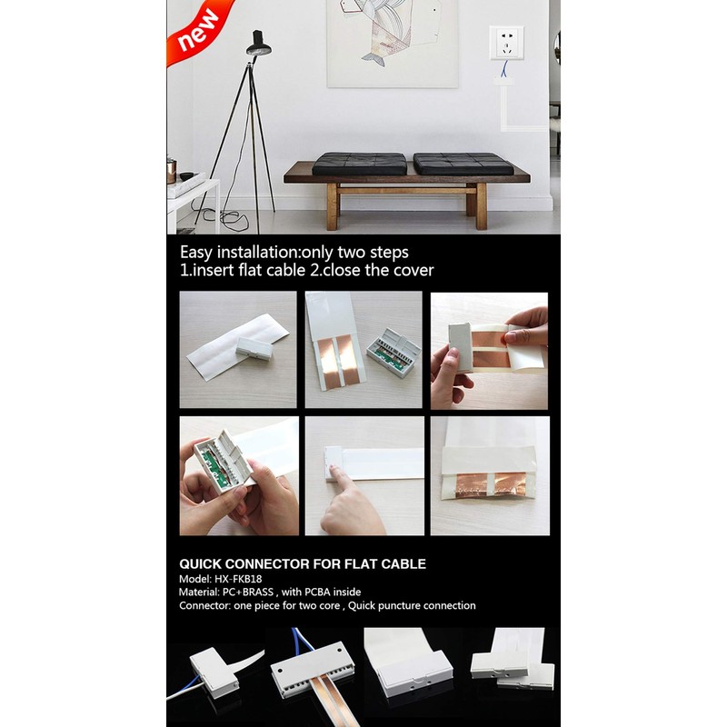 FROGBRO - Connectors 4 Pack Terminal Block Designed for Super