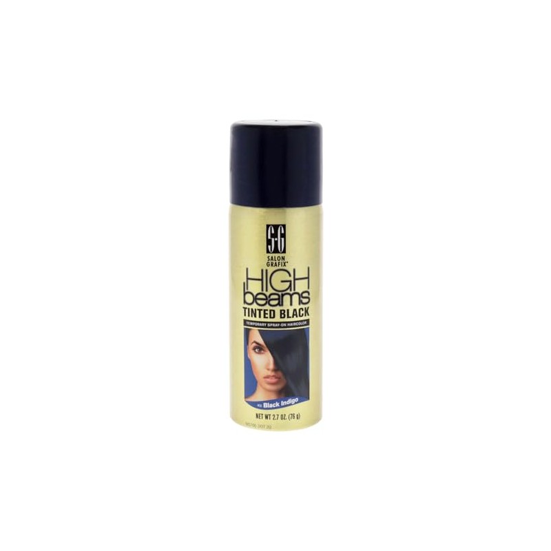 Salon Grafix High Beams Tinted Black Temporary Spray - No