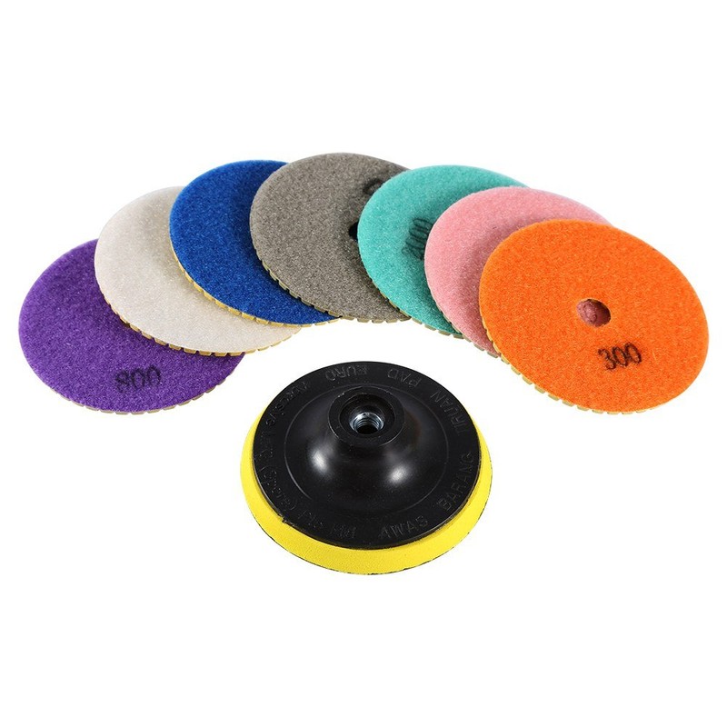 Polishing Pads One Set Diamond Wet Dry Polishing Pads Disc