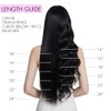 EINbeauty Clip In Extensions Echthaar 7St√ºcke 120g 40cm Extensions Echthaar