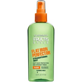 Garnier Fructis Style Sleek & Shine Flat Iron Perfector Straightening Mist 6 oz (Pack of 2)