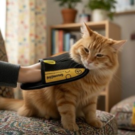 Cat Hair Remover Glove Glove 2ea