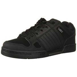 DVS Men's Celsius Skate Shoe, Black Black Leather, 9