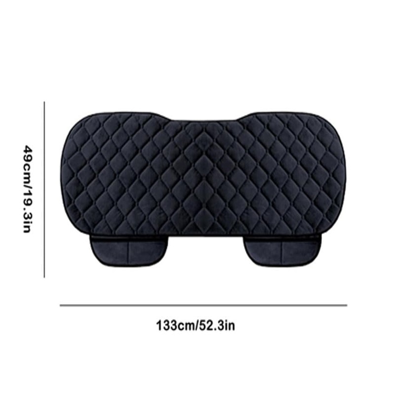 LimCryspp Car Long Rear Seat Cover, Car Rear Seat Bottom