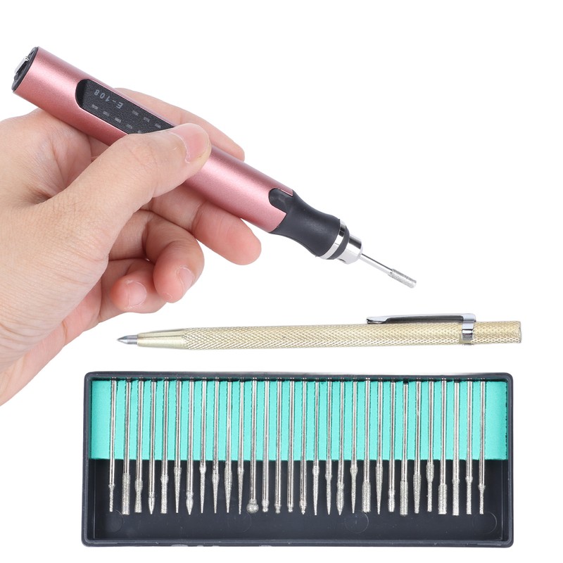 Cordless DIY Electric Engraving Pen 3.6V 8W 3 Levels Speed