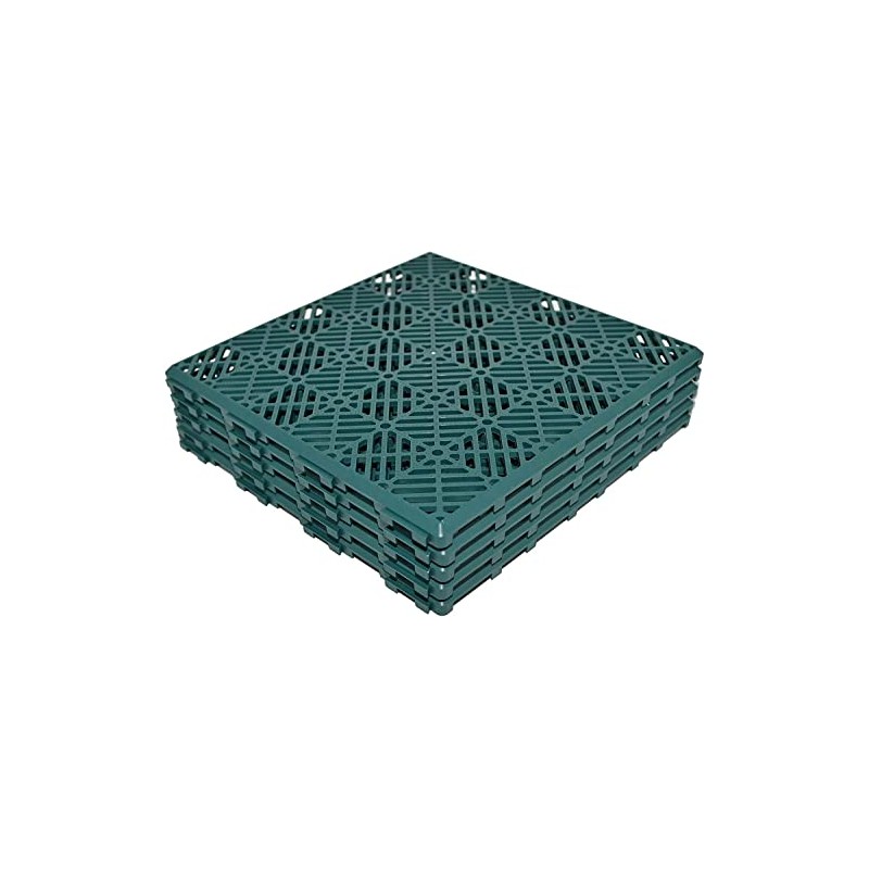 Ram© 5 x Garden Interlocking Patio Garden Decking Waterproof Vegetable