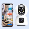 WiFi Dual Lens Security Camera HD Wireless Home Camera with