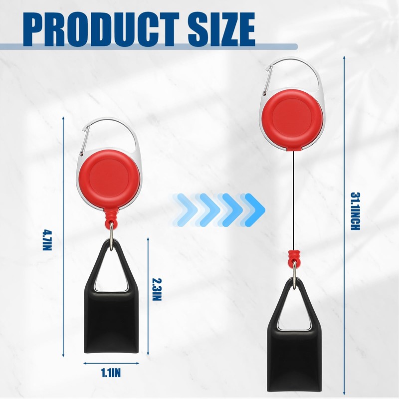 Timgle 28 Pcs Retractable Lighter Holder Keychain, Lighter Keychains with