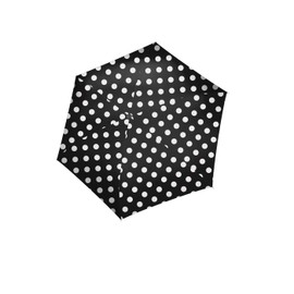 reisenthel Umbrella Pocket Mini - Extremely Lightweight and Flat Pocket Umbrella Made from Recycled PET Bottles - With Large Umbrella Canopy, Dots White, UMBRELLA