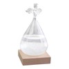 Storm Glass Weather Station,Water Drop Weather Predictor with Wood Base