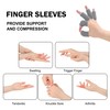 sourcing map 10pcs Finger Protectors Splints, Compression Finger Sleeves Thumb