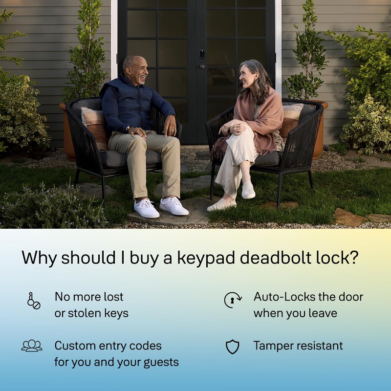 Yale Security Keyless Entry Touchscreen Deadbolt - Unlock Using Your