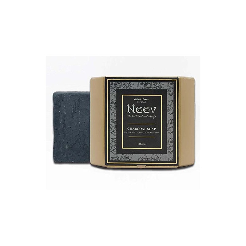 Handmade Ayurvedic Charcoal Soap (Charcoal Soap) 3.5 oz (100 g)