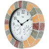 Lily's Home Hanging Wall Clock, Includes a Thermometer and Hygrometer