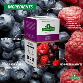 Saint Gottard - Forest Medley Herbal Tea, Caffeine-Free Infusion with Natural Forest Fruits and Herbs, Great for Relaxing Moments and Everyday Tea Enjoyment - (2 Pack de 20) (Forest Medley)