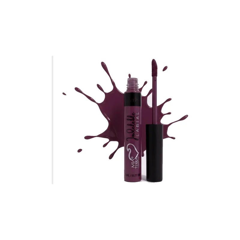 Labial Indeleble Mia Terra Cosmetics Color Purpura