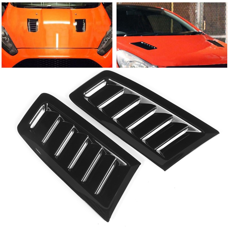 Pair of Front Bonnet Vents Hood Air Outlet Replacement for