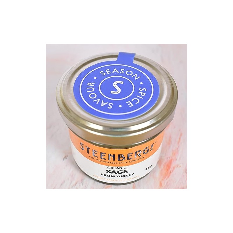 Steenbergs Organic Sage Dried Standard Jar - 15 g