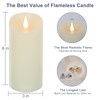 TECHLONG Flameless Candles Flickering 3D Moving Flame, Last 1000+ Hours