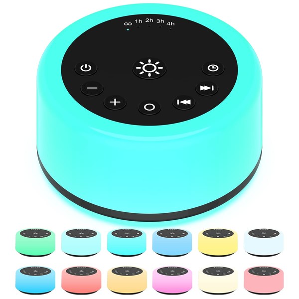 Soother Sleep Sound Machine Night Light White Noise Machine with