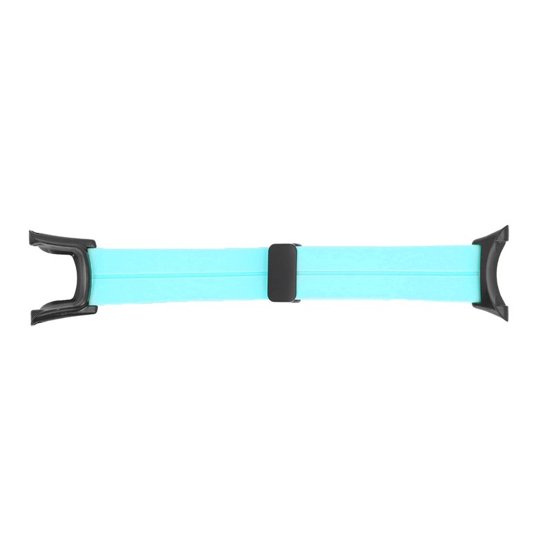 Silicone Watch Strap Waterproof Magnetic Folding Buckle Replacement Watchband for