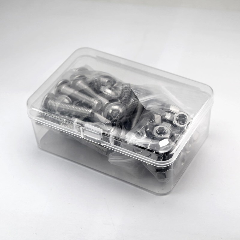 (50 pcs) M5 x 10mm Hex Socket Screws with Flange