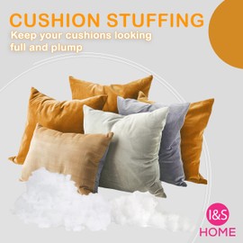 I&S Home Toy Stuffing 500g – Soft Hollowfiber Filling for Toys, Stuffing for Crochet, Cushions, Pillows, Pet Beds & Teddy Bears – Hypoallergenic DIY - 15D Grade