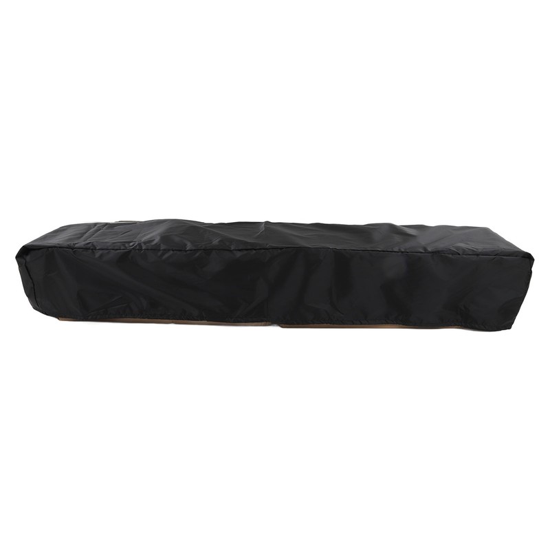 Piano Keyboard Dust Cover Waterproof Breathable Stretchy Black Electric Piano