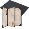 FLKQC Restaurant Menu Covers Holders 8.5" X 11" | Pack