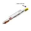 Lopenle 12PCS Non Sharpening Pencils Animals Stackable Pencils Transparent Mechanical